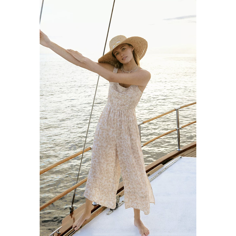 Elegant Cream Jumpsuit